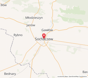 Mapa: Sochaczew, Województwo mazowieckie