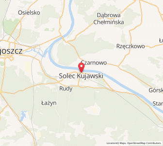 Mapa: Solec Kujawski, województwo kujawsko-pomorskie