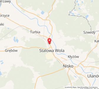 Mapa: Stalowa Wola, Województwo podkarpackie