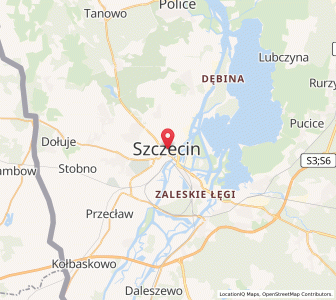 Mapa: Szczecin, Województwo zachodniopomorskie