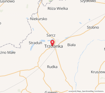Mapa: Trzcianka, województwo wielkopolskie