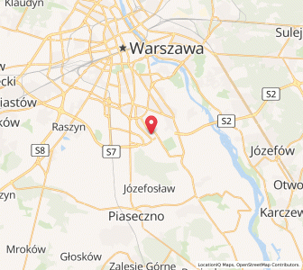 Mapa: Ursynów, Warsaw