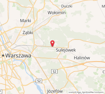 Mapa: Wesoła, Warsaw