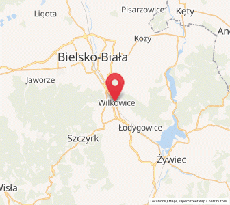 Mapa: Wilkowice, województwo śląskie