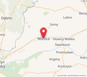 Mapa: Witnica, województwo lubuskie