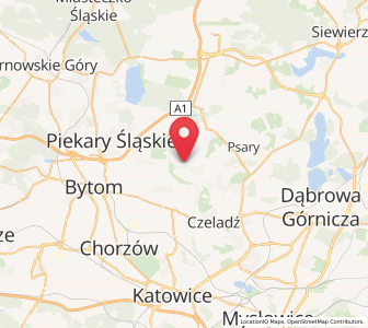 Mapa: Wojkowice, województwo śląskie