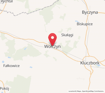 Mapa: Wołczyn, województwo opolskie