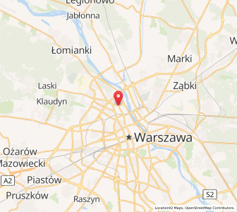 Mapa: Żoliborz, Warsaw